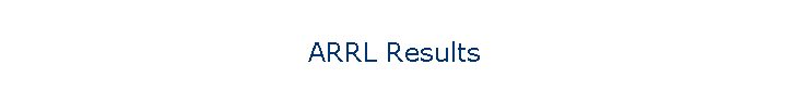 ARRL Results